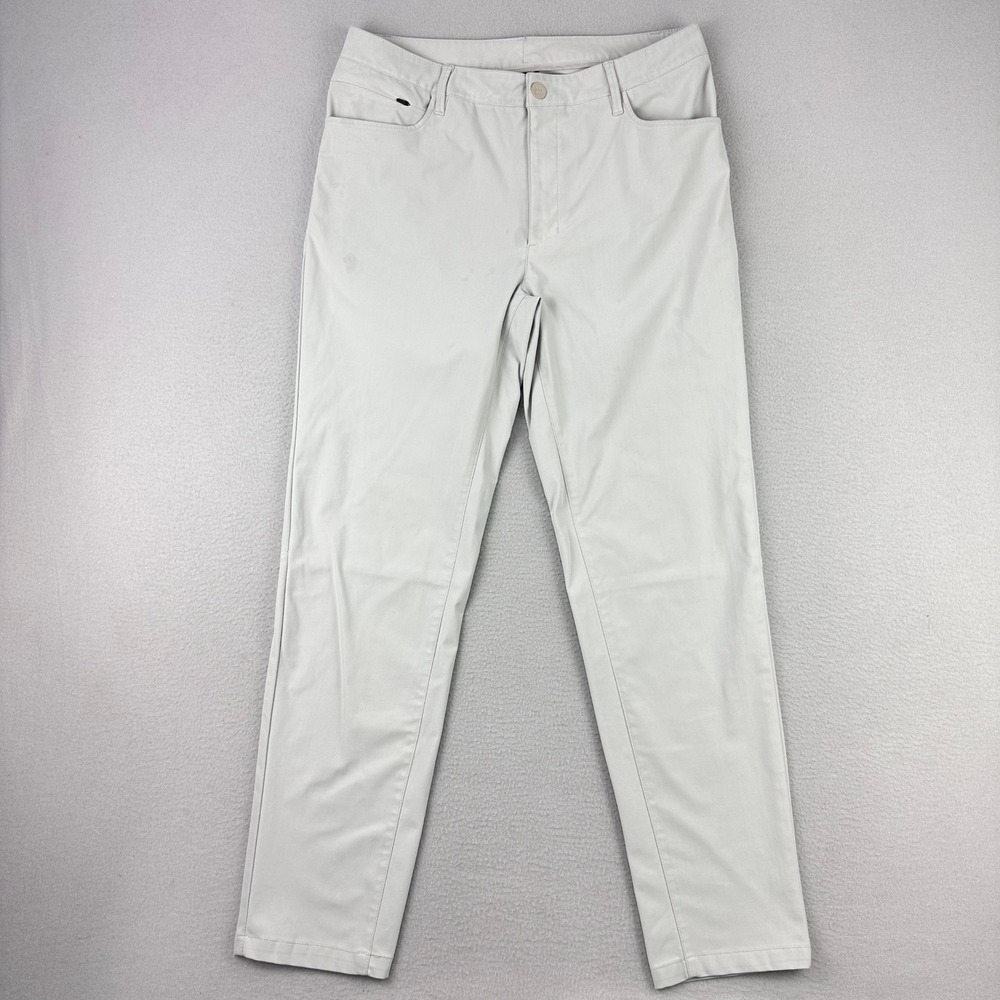 All in Motion Pants Mens 32x30 Khaki Straight‎ Performance Flat Front ABC Pant